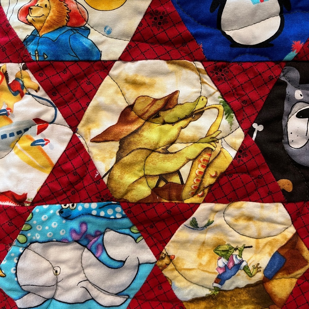 Colorful Seek & Find Handmade Quilt - Picture 7 of 9